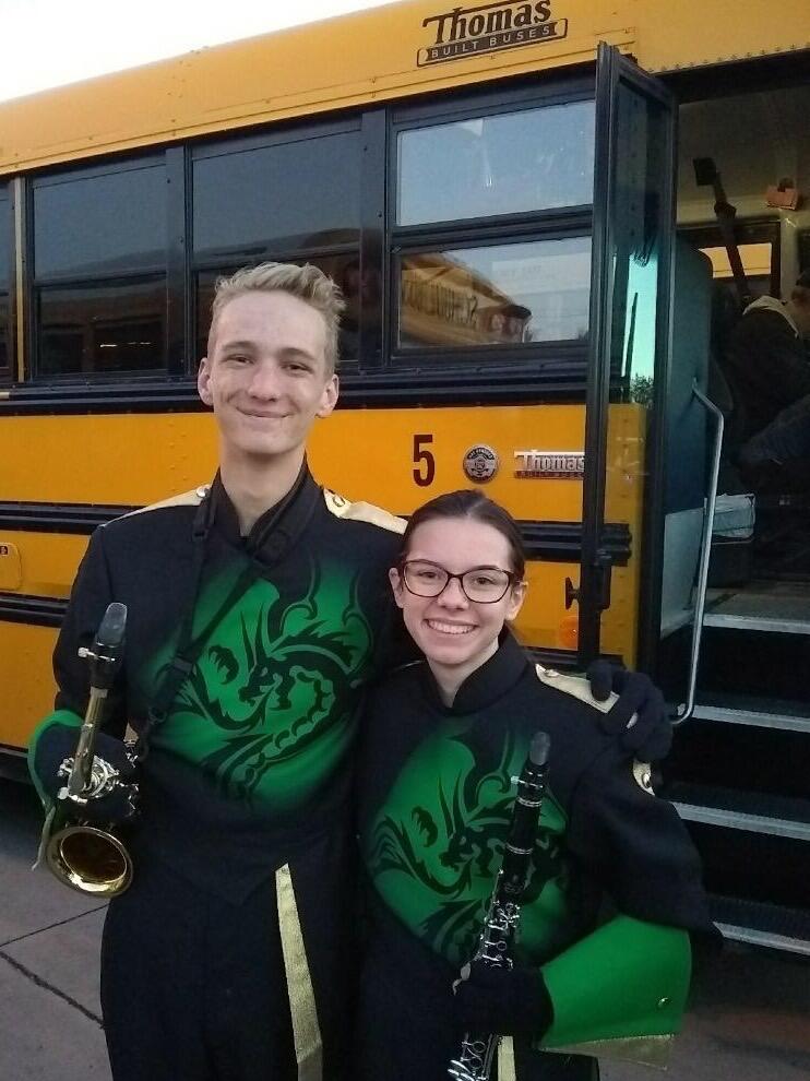 This one time at band camp...

We met the summer before Maggie's sophomore year and Will's junior year of high school. We got to know each other very well at all the band competitions! 