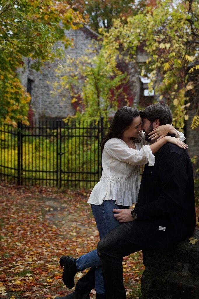 Sean and Chloe finally do a mini engagement shoot, photos by Maya Brown