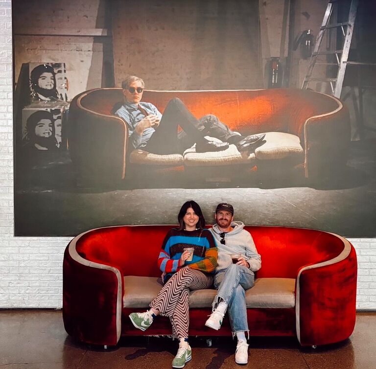 They traveled to Pittsburgh to recreate Aisha's favorite photo from Robbie's Tinder at the Warhol Museum. She also got to meet Kyle & Raquel for the first time.