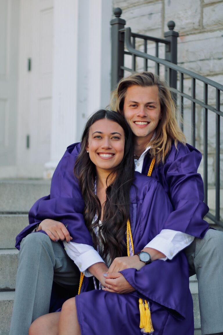 Michael and Mackenzie both graduated from James Madison University and moved back to their respective hometowns following graduation. 