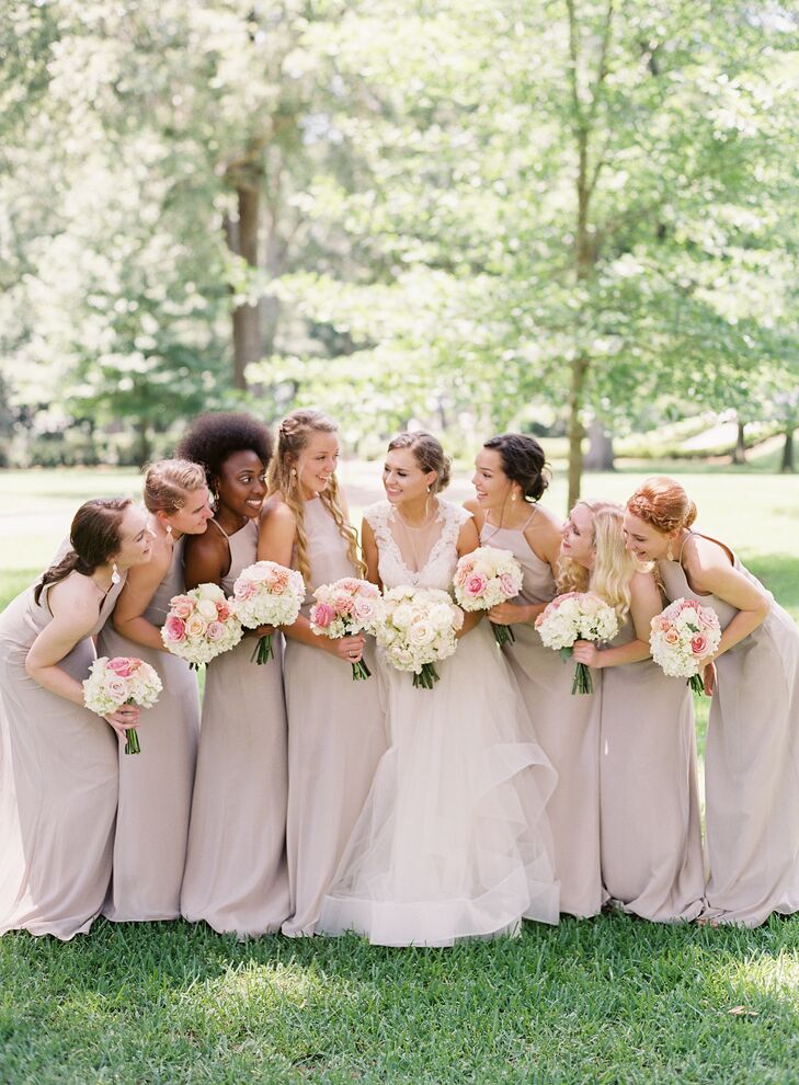 halter top bridesmaid dresses