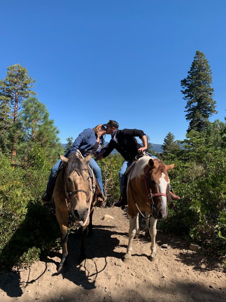 First horseback date together!