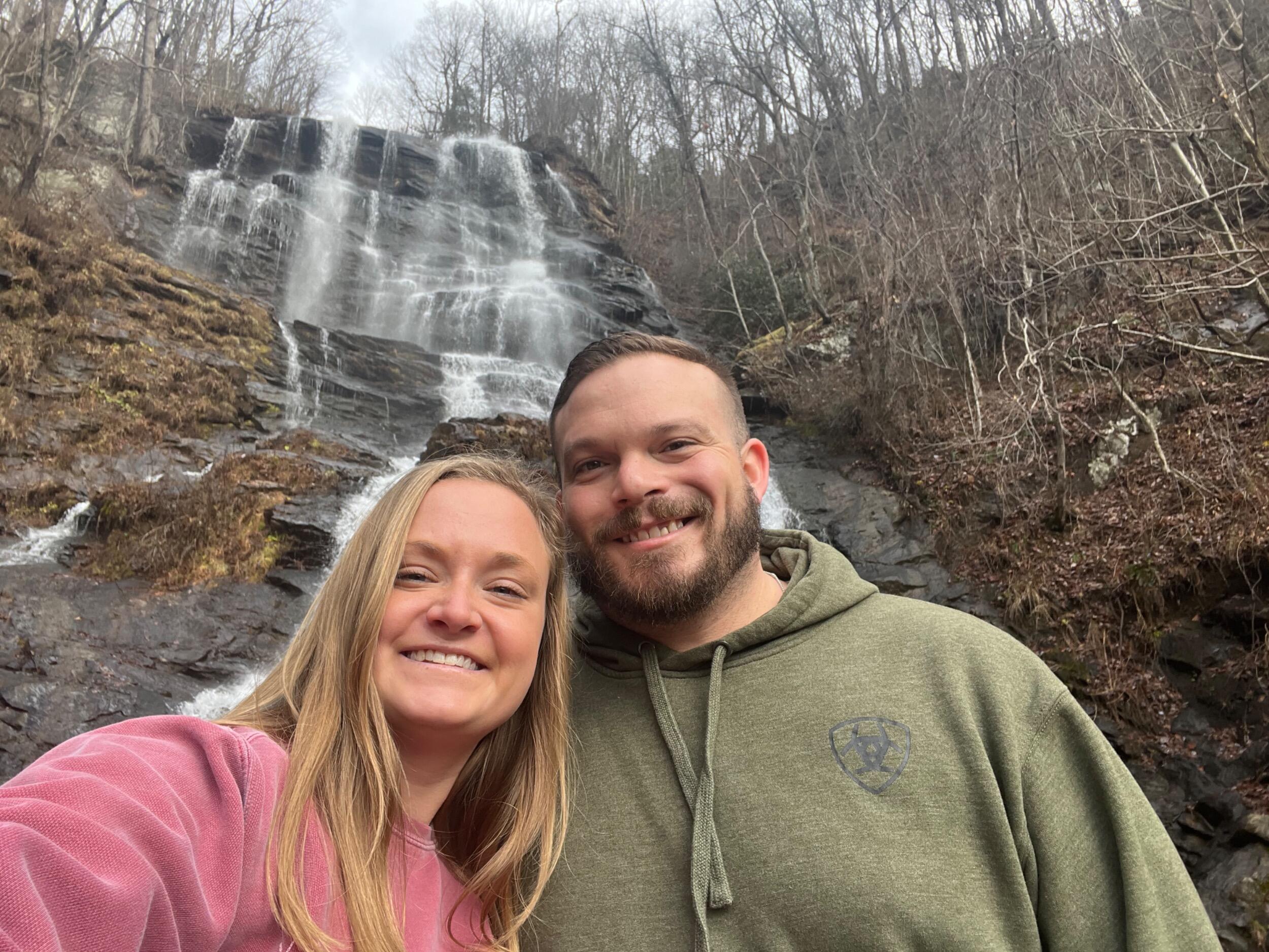 Traveling is something that both Neil and Cheyenne love to do. This was their first trip together traveling through the Blue Ridge Mountains in Georgia