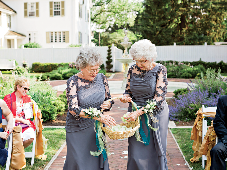 Grandma flower girls