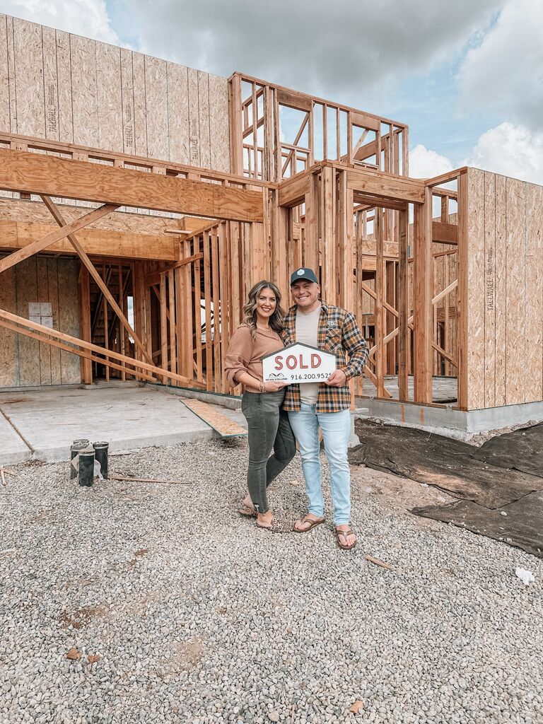 Purchasing their first home together