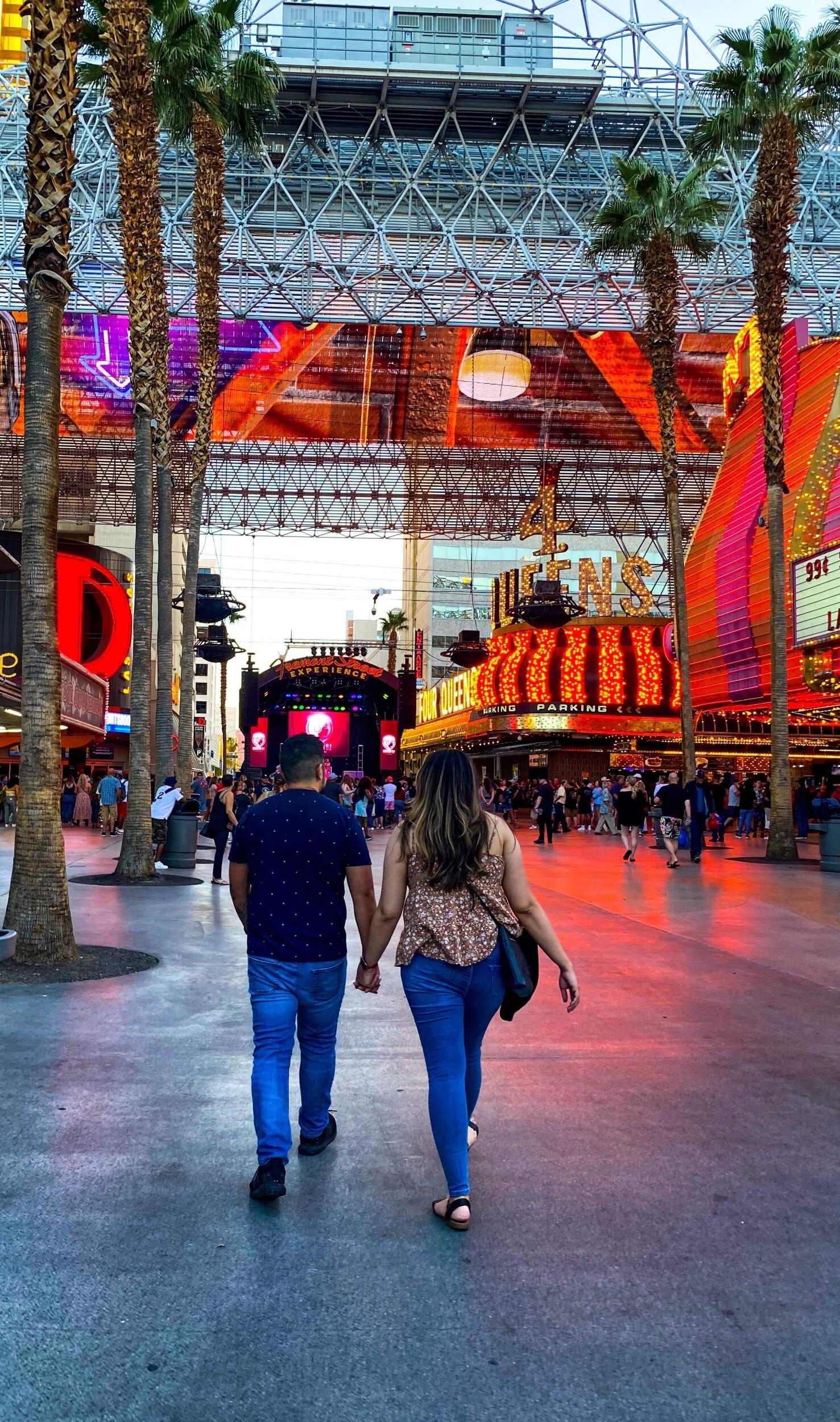 Trip to Las Vegas. It was Joel's first time to Sin City! Sidenote: He was really pushing for an Elvis wedding lol