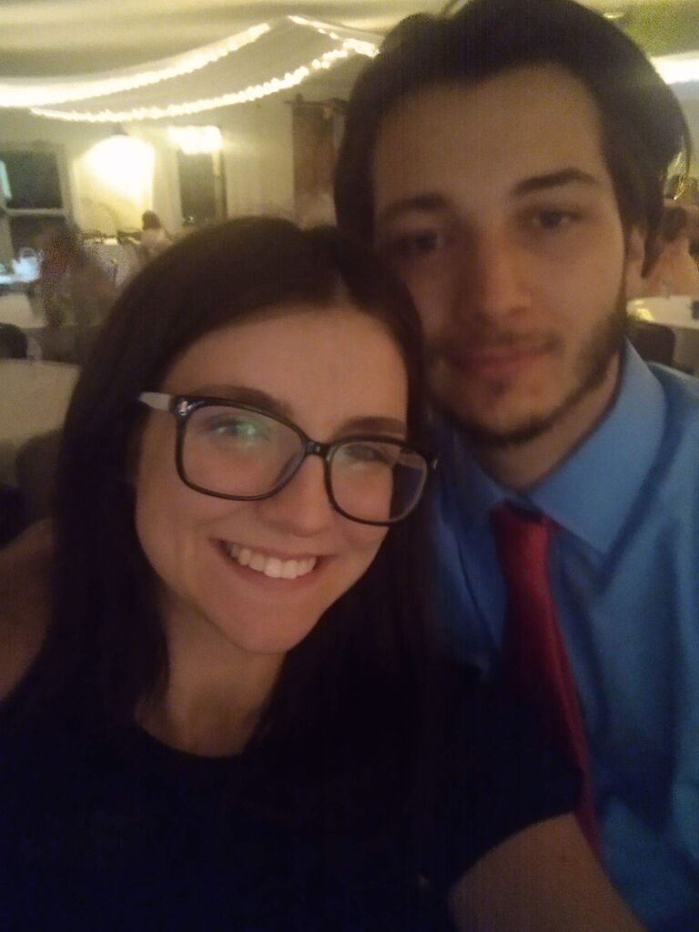 Sean and I at Colin Botts wedding