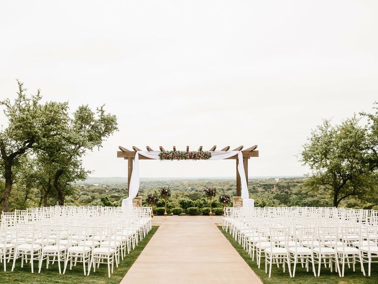 Wedding venue in Dripping Springs, Texas.