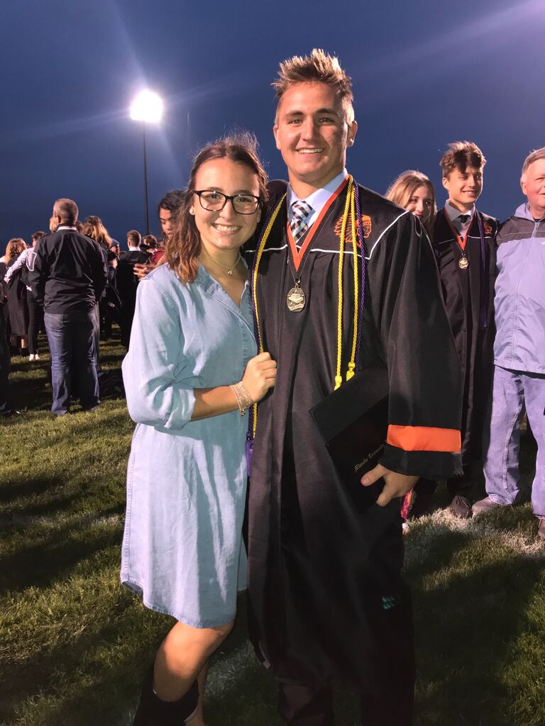 Erik graduates highschool!! Onto University of Illinois in the fall.