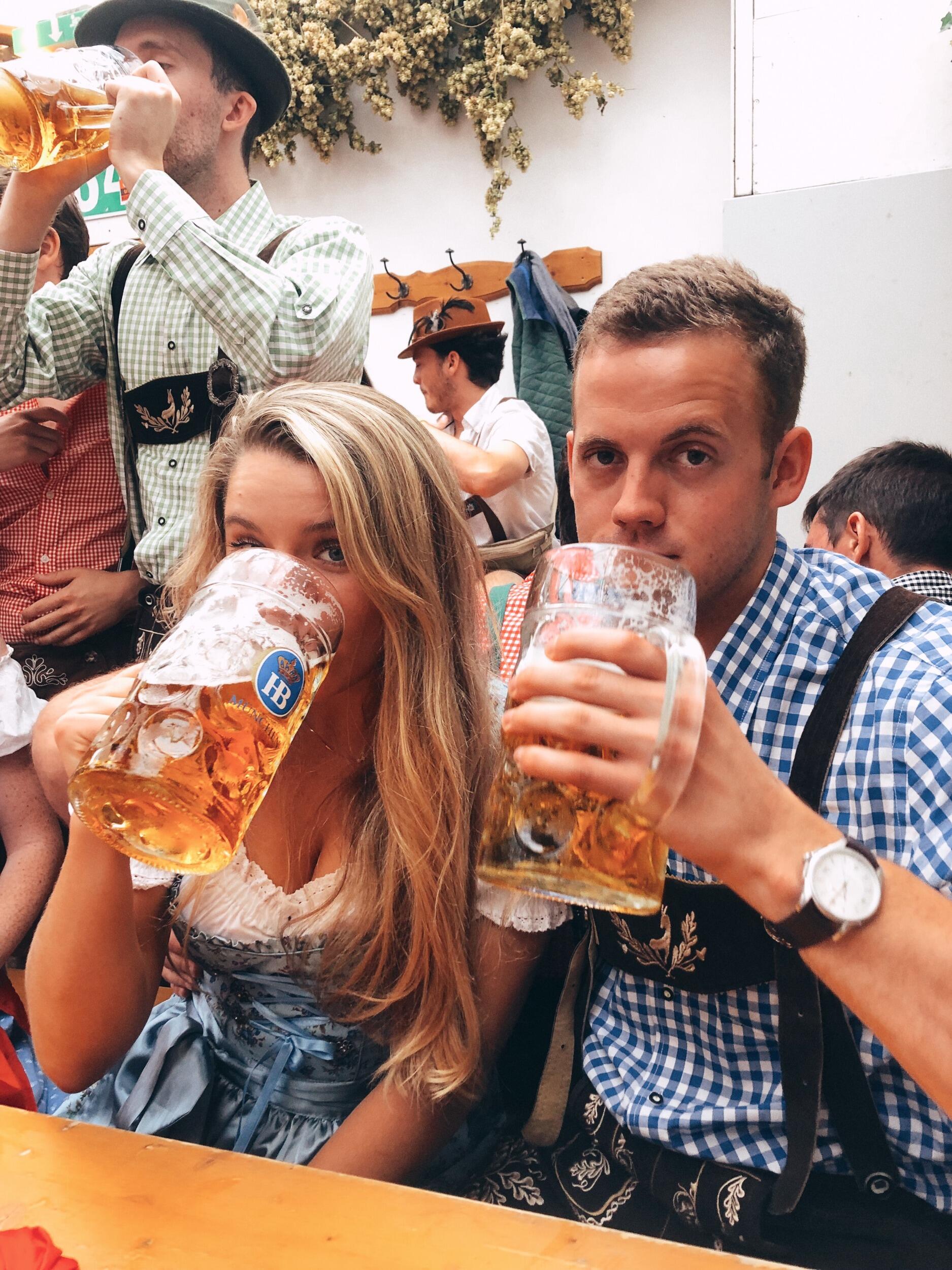 Maddy returned to Florence to work for Smart Trip and Alec moved to Tabor, CZ to begin his Fulbright grant. Alec took advantage of the proximity to meet Maddy on a 'work trip' at Oktoberfest in Munich.