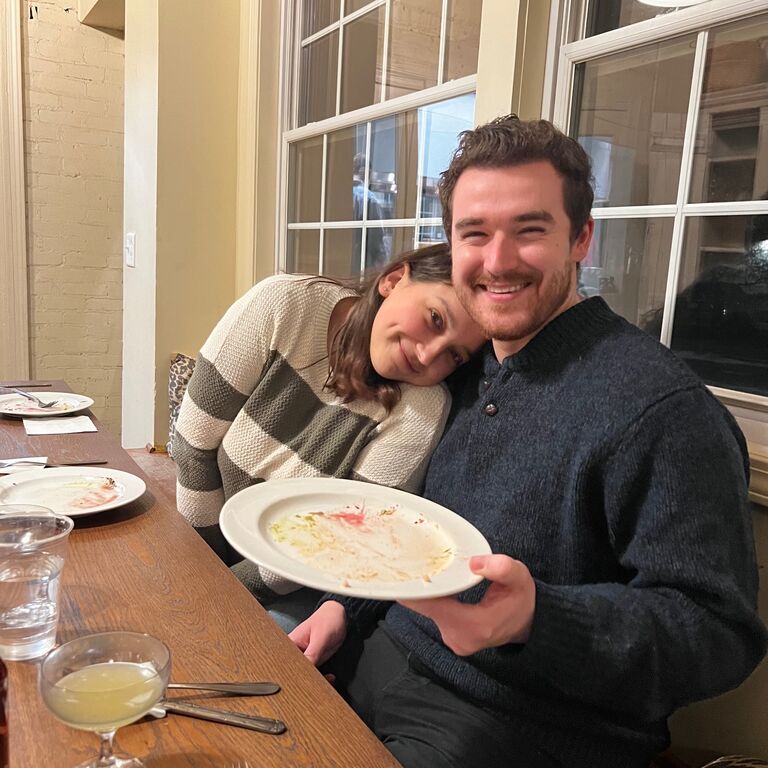Dinner party with our friends!