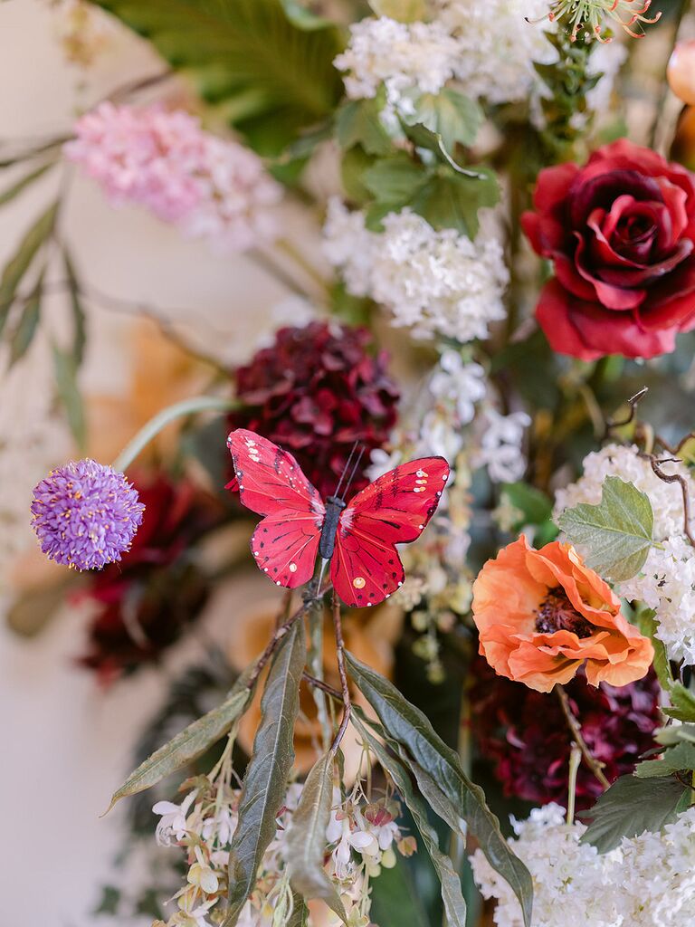 Butterfly and Blooms Bouquet