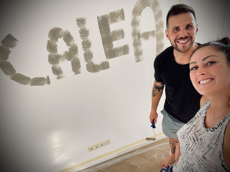 Prepping Calea`s room