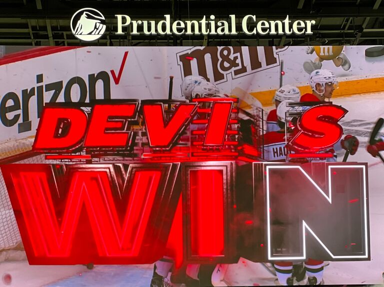 They quickly bonded over their love for the NJ Devils & watched them destroy the Penguins for the first time together
