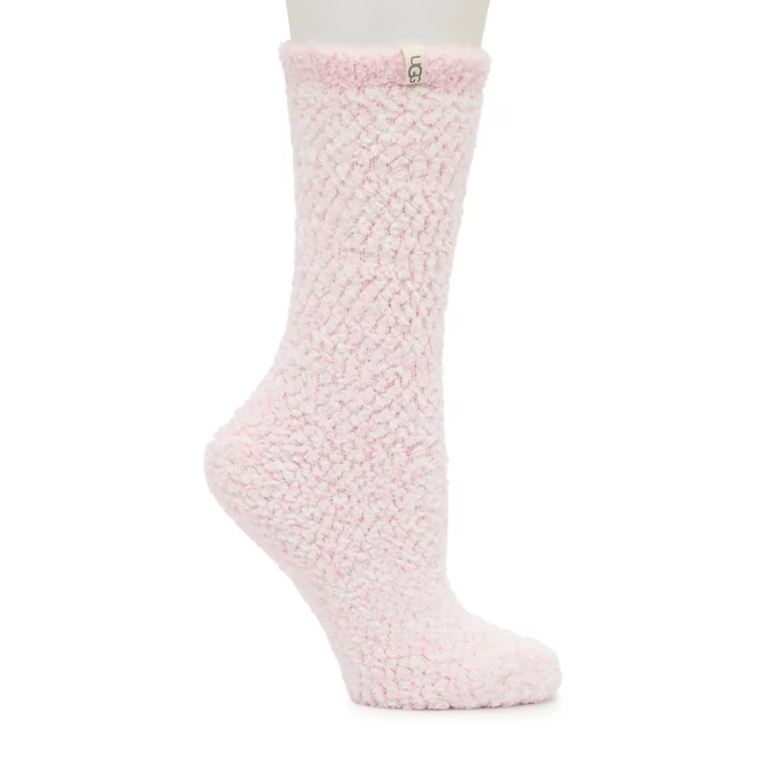 Pink UGG chenille socks maid of honor gift from DSW 