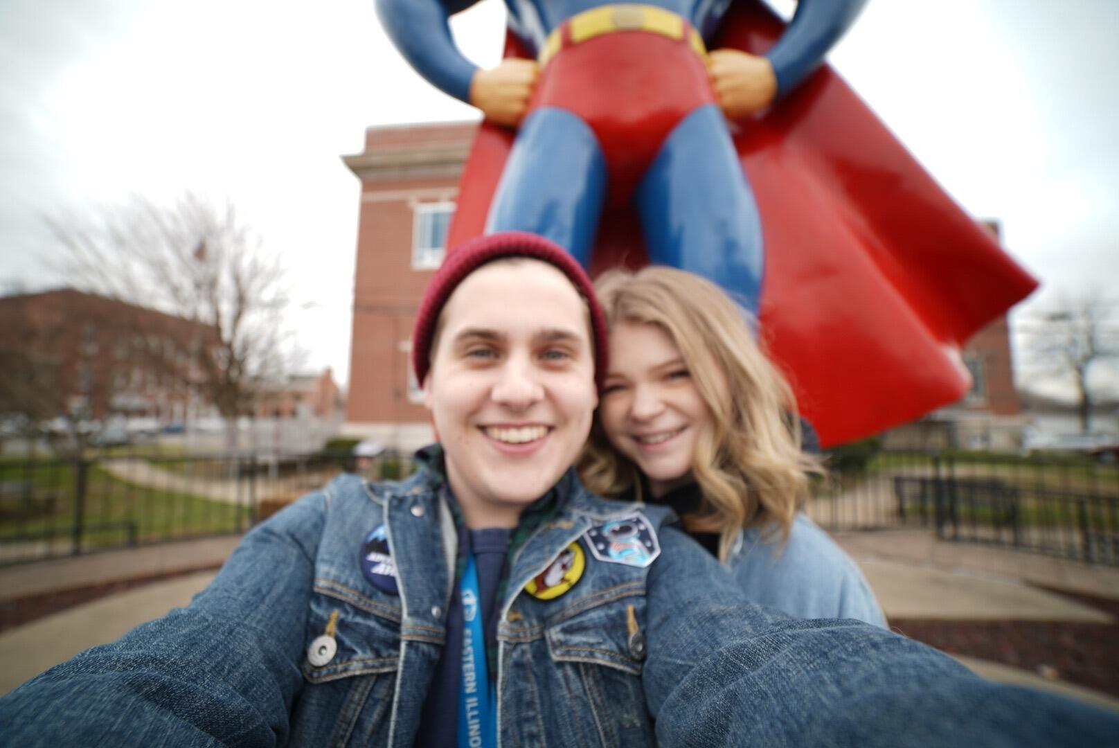 Had to take a pitstop to see Superman on the way home from Nashville.