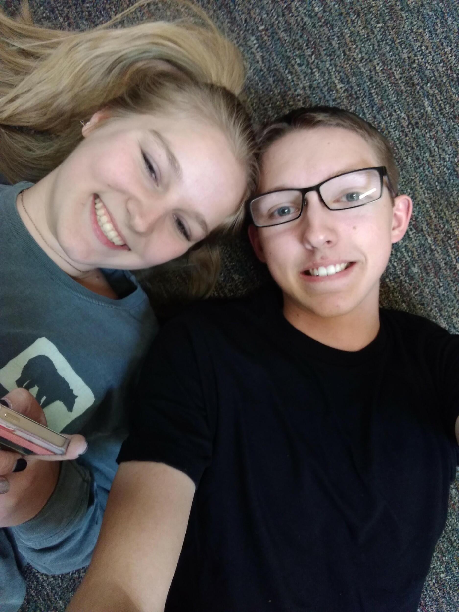 Why we're lying down on the choir room floor...who knows