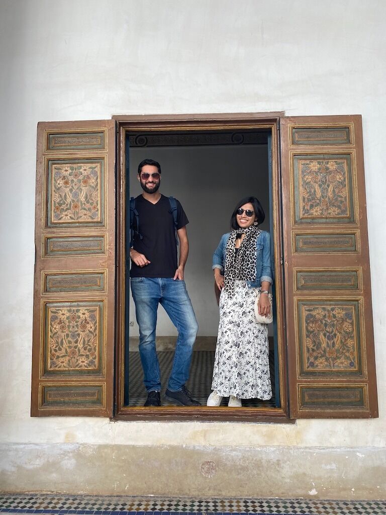 Hanging out in doorways in Marrakech, Morocco
