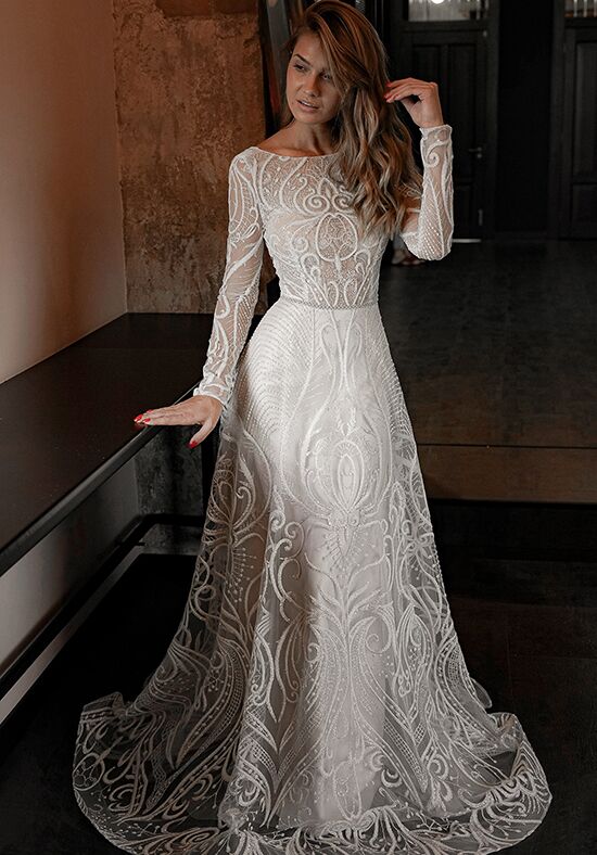 Olivia Bottega Lace A-line Wedding Dress Toba Wedding Dress | The Knot