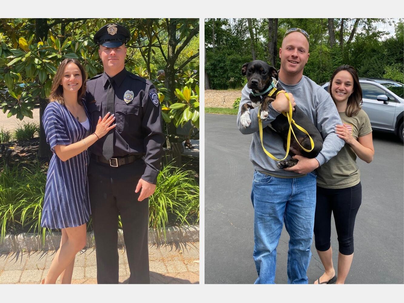 We celebrated new milestones in our careers. We also welcomed a new furry member to our family when we adopted Tyson from an animal rescue. Little did he know, that he was about to be part of a very special day in our future.