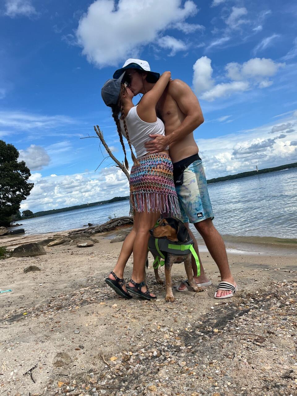We took a trip with Luffy to Dani's hometown, Ian was planning on proposing this trip!