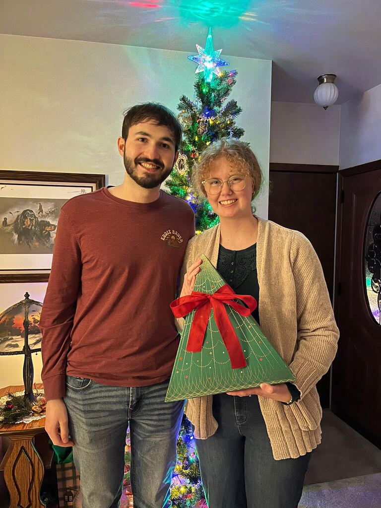 Celebrating Christmas early.