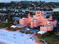 Aerial view of The Don Cesar Hotel in St. Petersburg