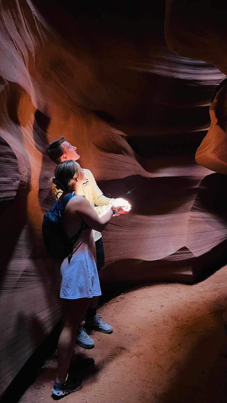 Antelope Canyon in Page, AZ. 