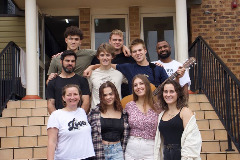 Our whole DTS crew (yes, I was Nathan's 'staff')