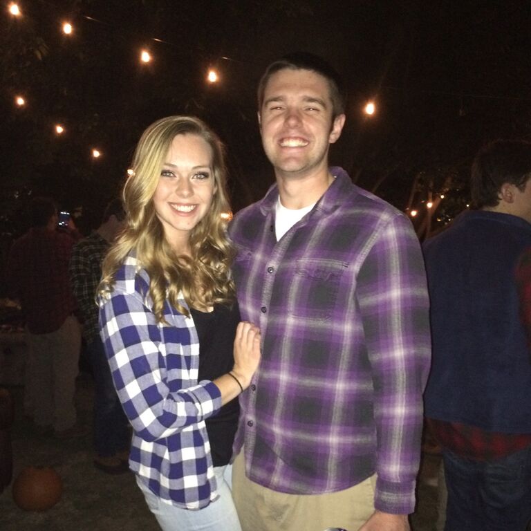 Sarah and Connor first met at JMU. Despite only knowing her for a few hours, Connor invited Sarah to his fraternity's date function the following week and thankfully she agreed to go! This was their first photo together.
