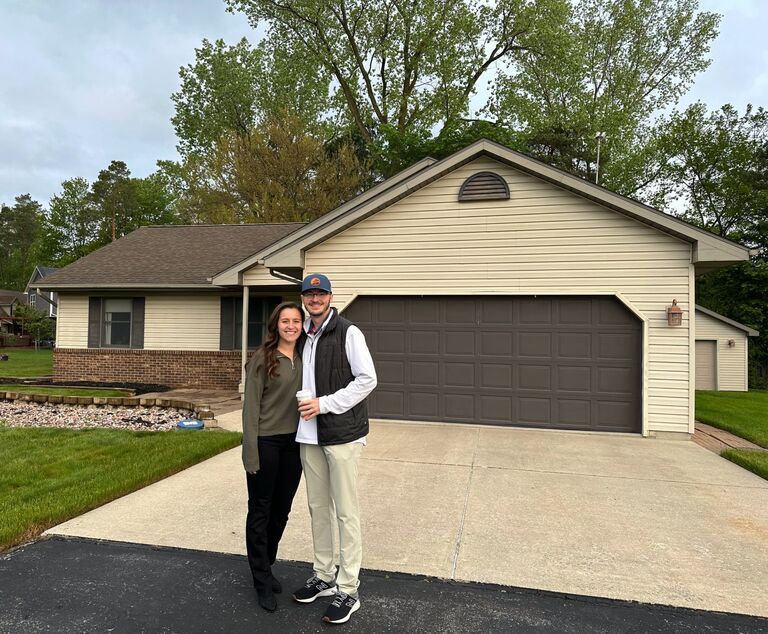 Bought our first house in Freeland, MI.