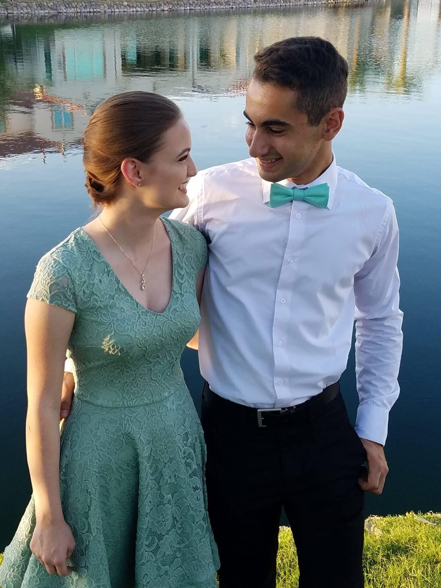High school senior year homecoming!