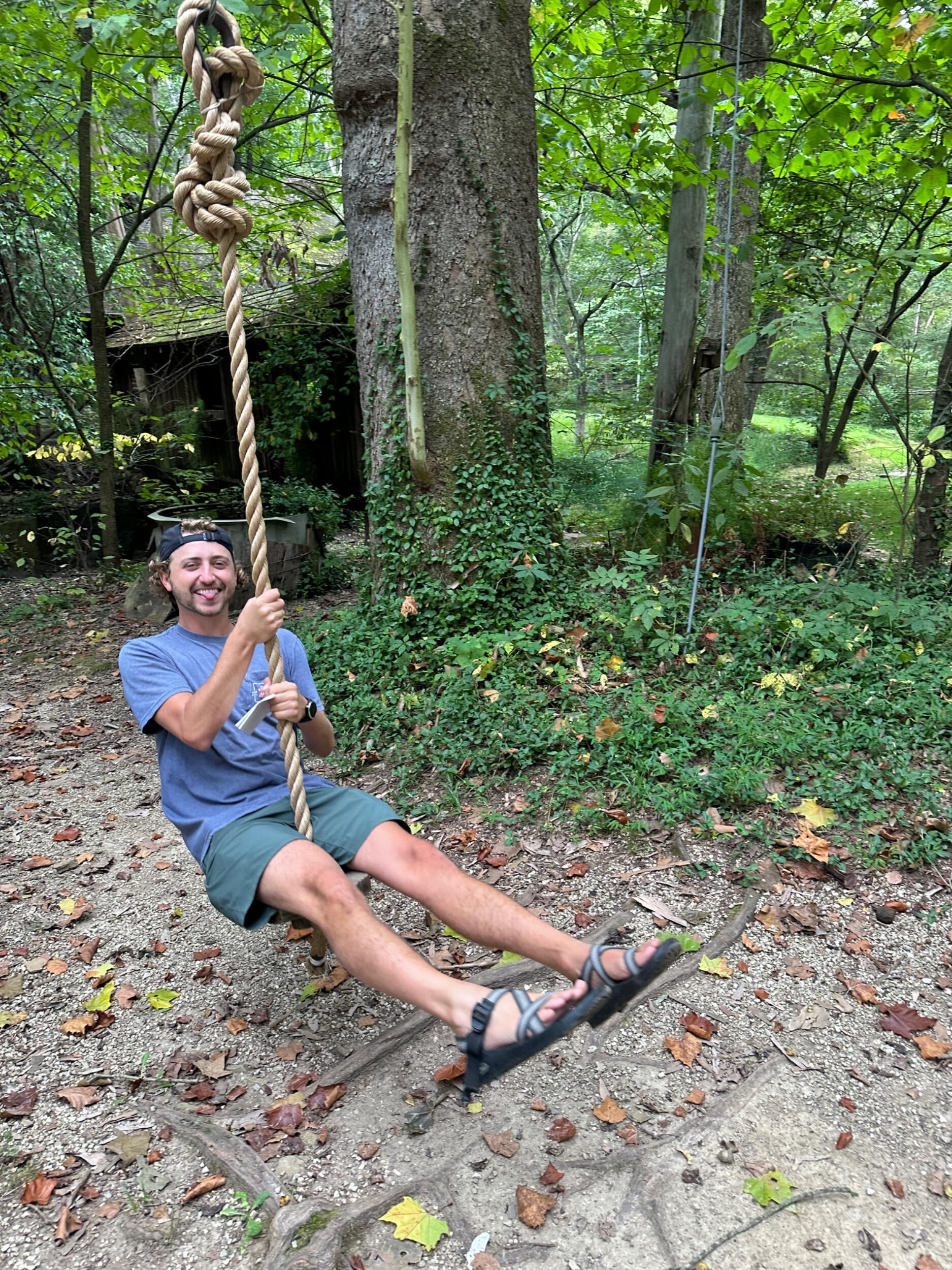 Adam's 1st time at Gnaw Bone Camp. 