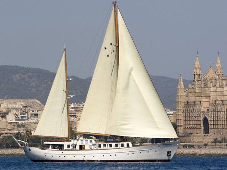 sailboats in barcelona