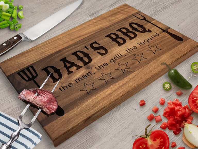 Cutting Board for Men, Fathers Day Gift, Real Men Cook, Man Cave Gift, Cooking  Gifts for Him 