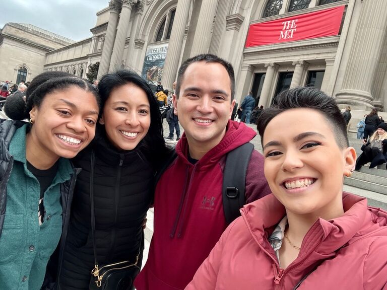 We traveled to New York City to visit Maria (Kinnaird's youngest sister), where Shereen and Maria met for the first time.