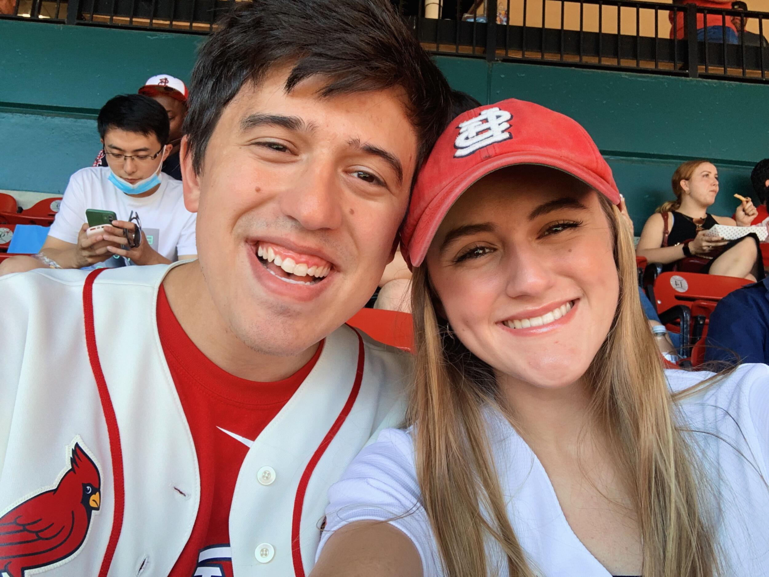 Allie's first Cardinals game