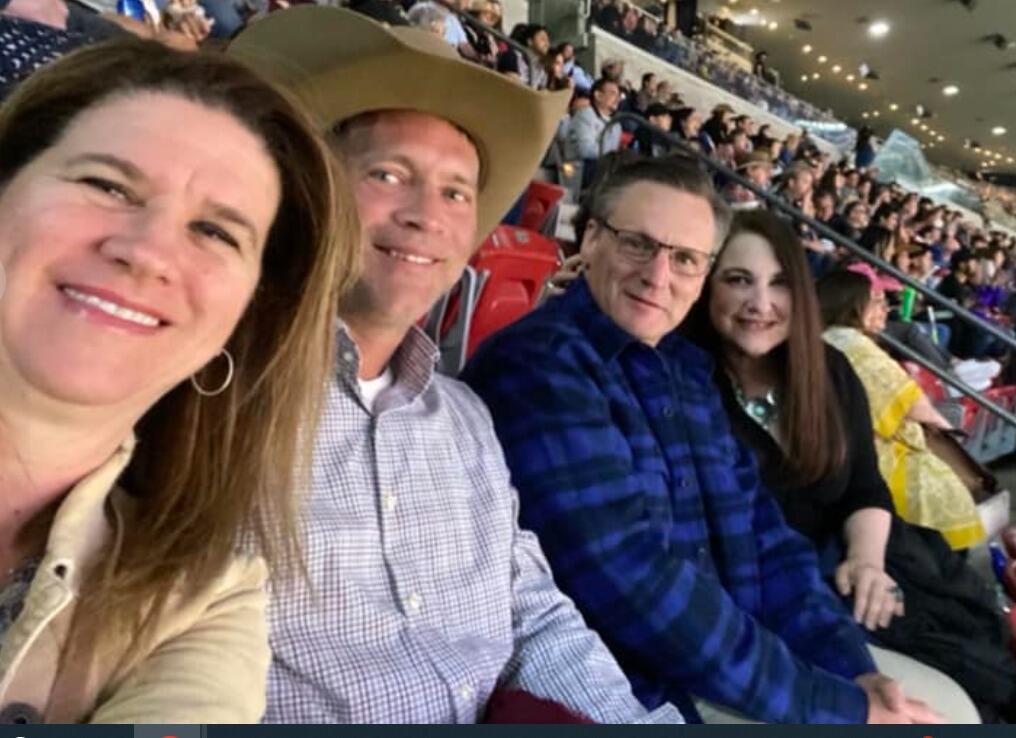 Houston Livestock Show and Rodeo, Journey concert, with Beau and Kate Evetts