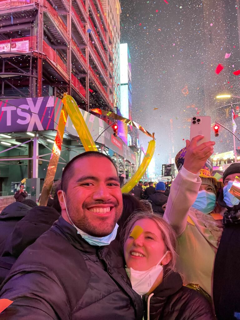 We spent our first New Years Celebration in Times Square, New York, NY.