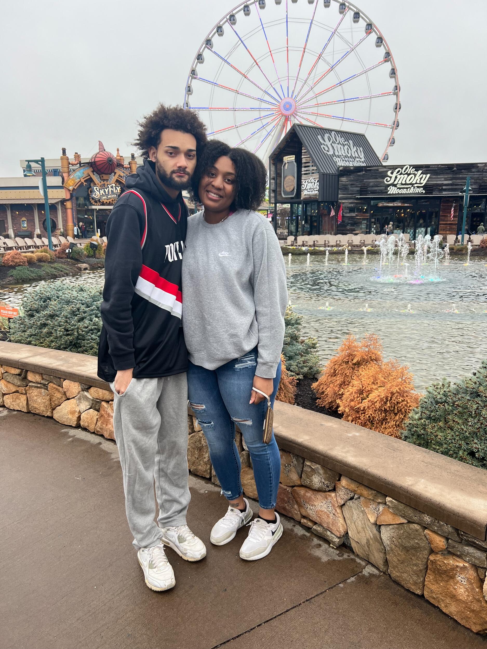 Tamia and Nathan took their first trip to Gatlinburg, TN along with friends! Although they did not see any bears, they still had a great time! They were able to go horse back riding, which was something they never done before!