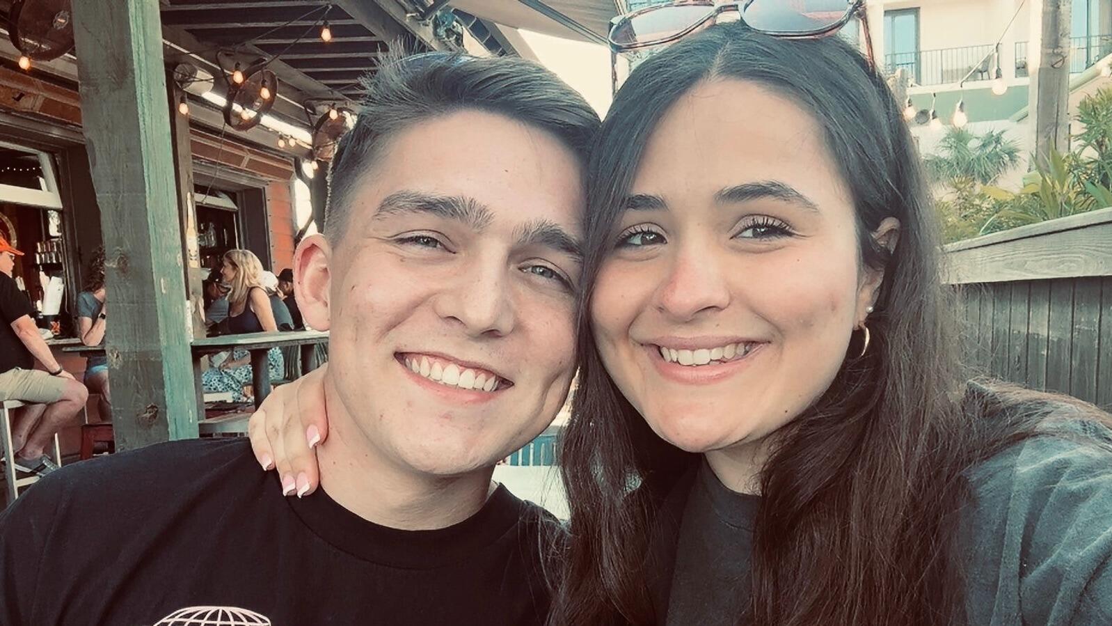 Because Caleb is in the military, he and Mattie weren’t able to be together in person for quite some time.
That changed this past spring when Caleb surprised Mattie by coming home during her spring break from school.
It was during that visit that both of them realized—they never wanted to live life without each other.
From that moment on, they began planning their future together. They started dreaming about their wedding and knew it wouldn’t be long before they were engaged.