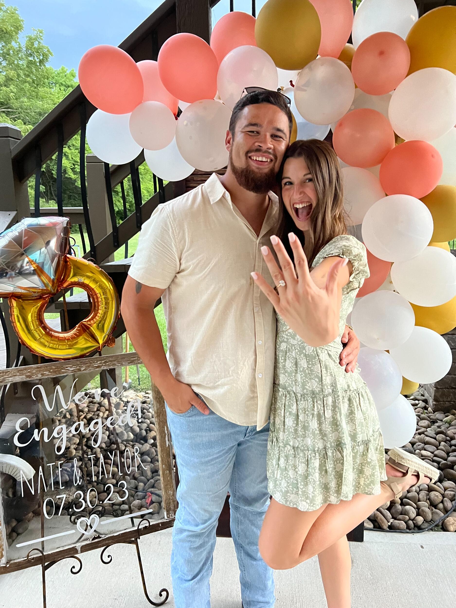 After almost 7 years of dating..... WE GOT ENGAGED!!!! A day we will always cherish, spent celebrating with family and friends.