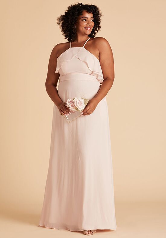 Plus Size Pink Dresses, Blush Pink Curve Dresses