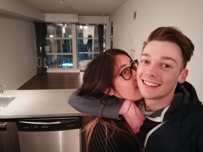 We decided to level up in life and become each other's roommates. So we signed a lease together! For the first time ever, we would be making our home — together.