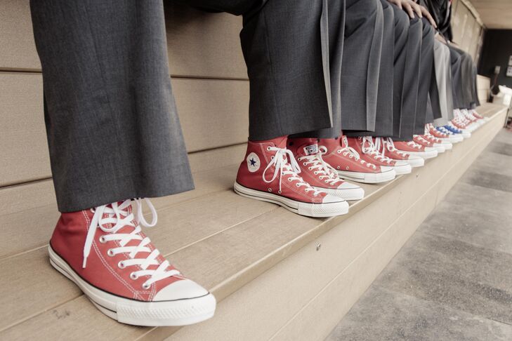 high top red converse outfits