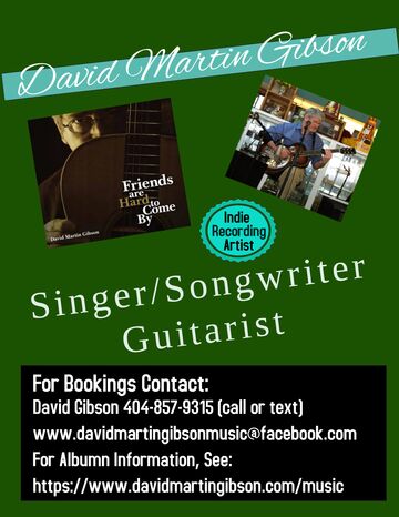 David Martin Gibson Music - Singer Guitarist - Atlanta, GA - Hero Main