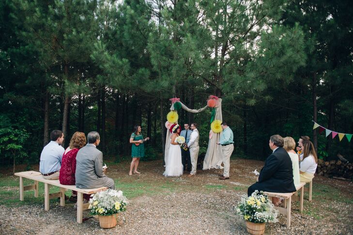 A Diy Woodland Wedding At Hidden Hills Cabins In Broken Bow Oklahoma