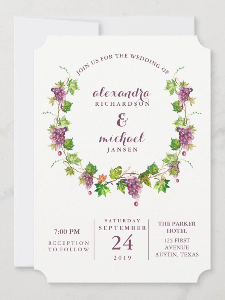 Spring Blooms Wedding Invitations by Susan Moyal