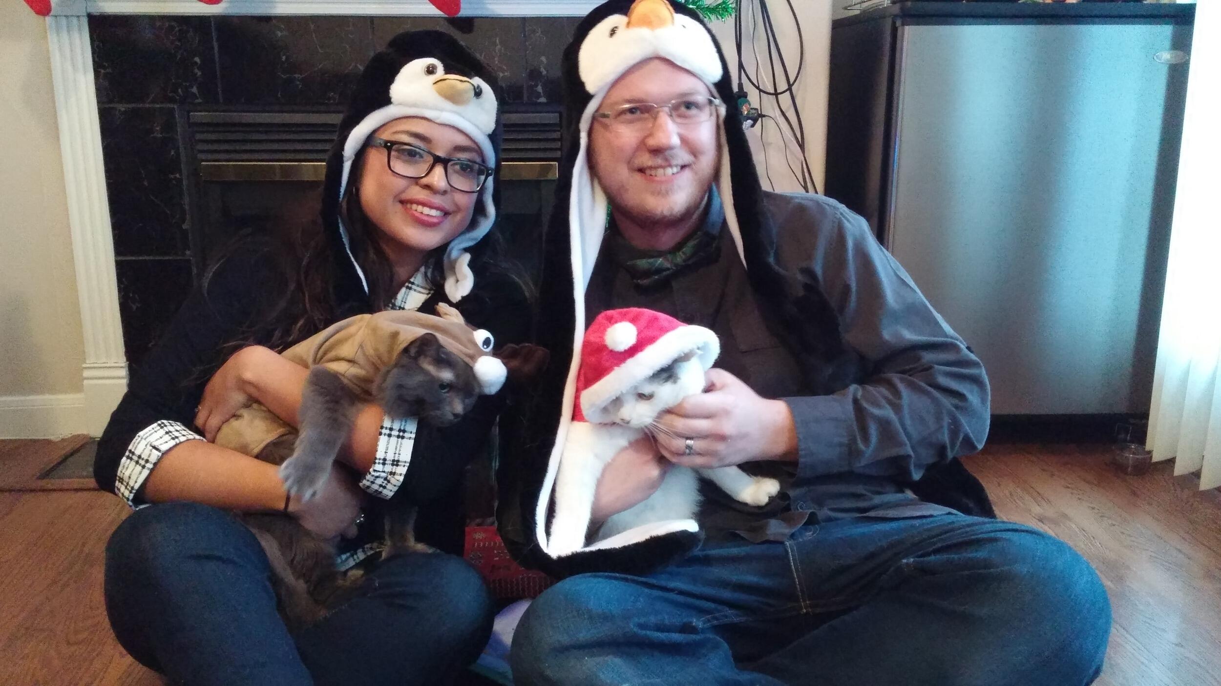 We make our animals be goofballs with us