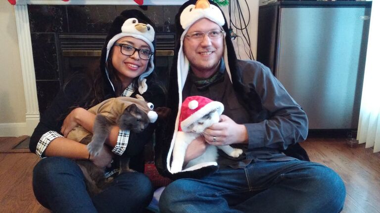 We make our animals be goofballs with us